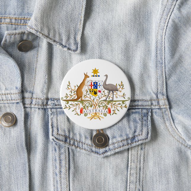 Coat of Arms of Australia Button (In Situ)