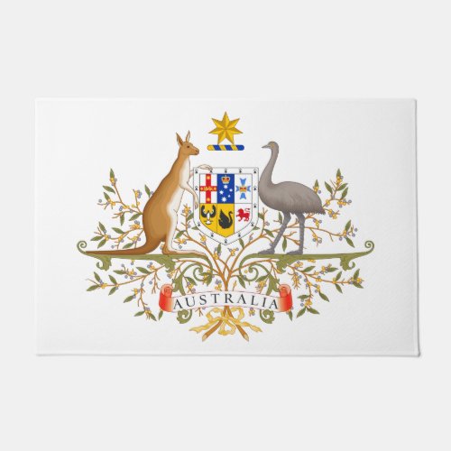 Coat of Arms of Australia Doormat