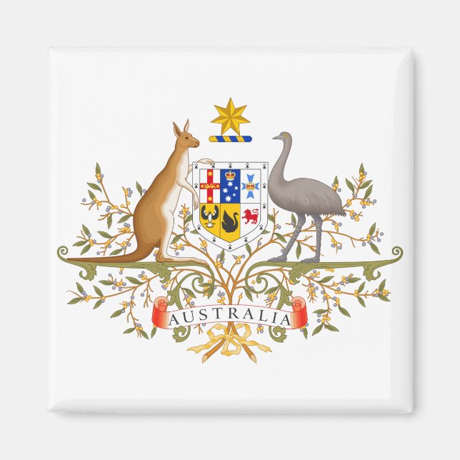 Coat of Arms of Australia Magnet (Front)