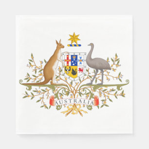 Coat of Arms of Australia Napkins