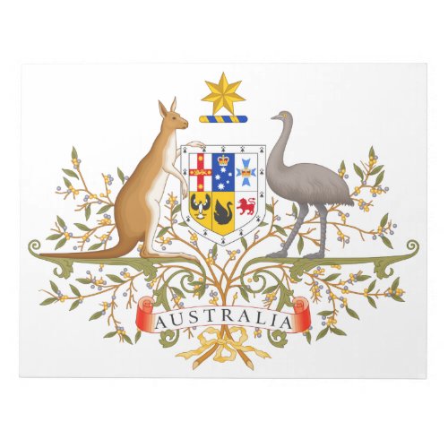 Coat of Arms of Australia Notepad