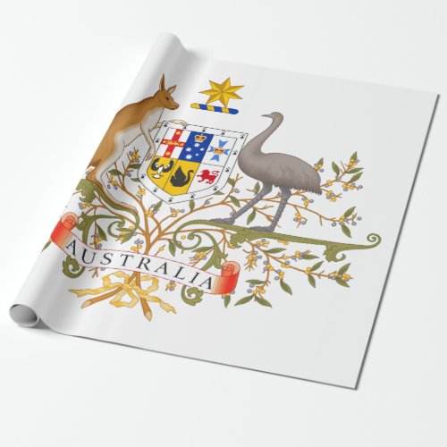 Coat of Arms of Australia Wrapping Paper