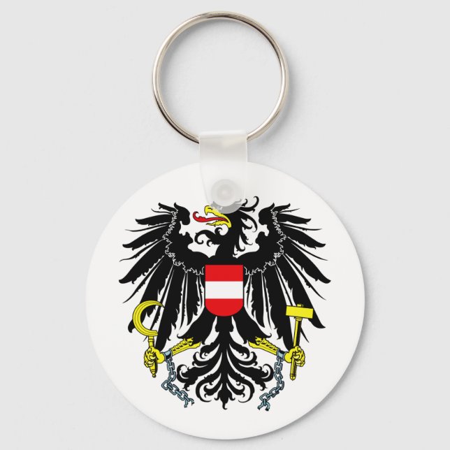 Coat of Arms of Austria Keychain (Front)