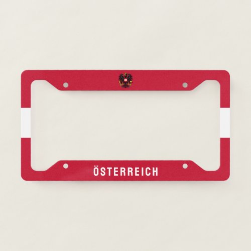 Coat of Arms of Austria License Plate Frame