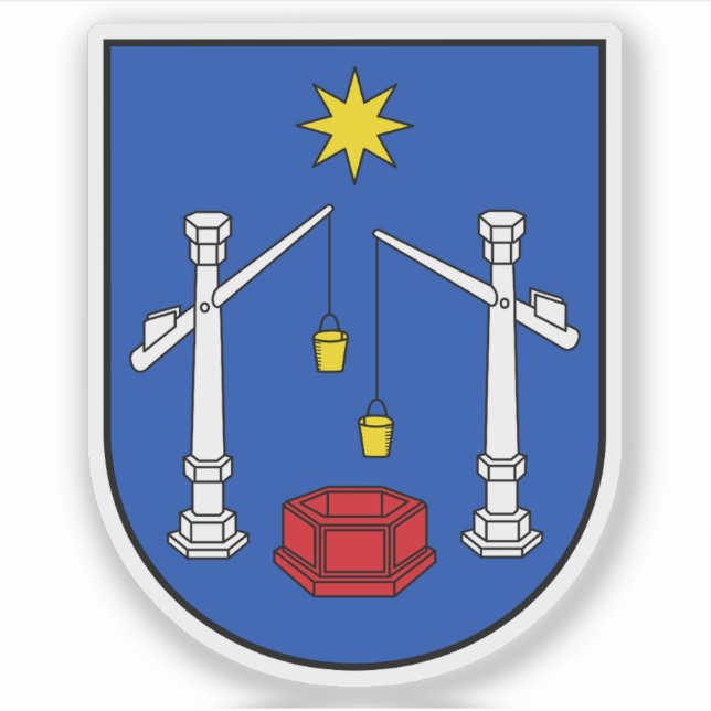 Coat of arms of Bad Salzuflen, Germany Sticker (Front)
