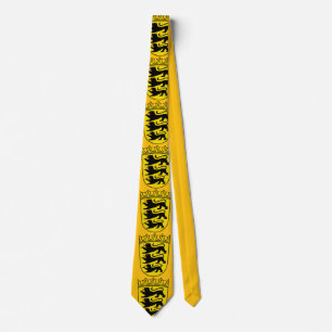 Coat of Arms of Baden-Württemberg Germany Heraldic Neck Tie