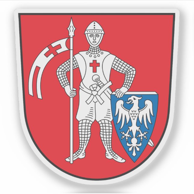 Coat of arms of Bamberg, Germany Sticker (Front)