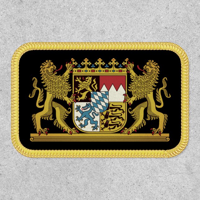 Coat of Arms of Bavaria - GERMANY Patch (Front)