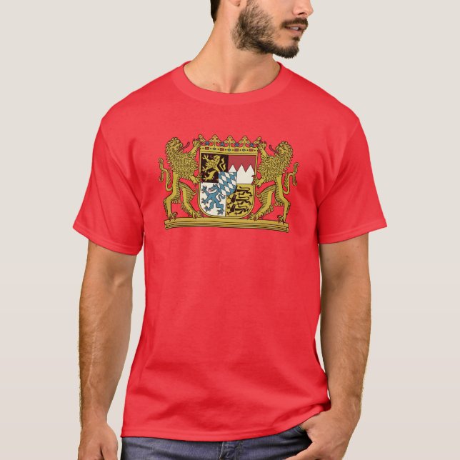 Coat of Arms of Bavaria - GERMANY T-Shirt (Front)