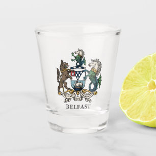 Coat of Arms of Belfast Shot Glass