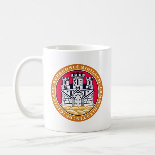 Coat of Arms of Bergen Norway Coffee Mug