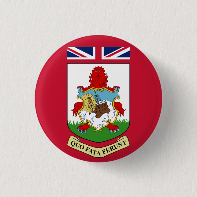 Coat of Arms of Bermuda Button (Front)