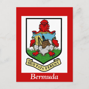 Coat of Arms of Bermuda Postcard