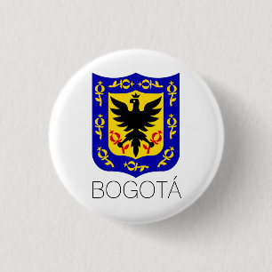 Coat of Arms of Bogotá, Colombia Button