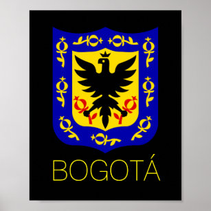 Coat of Arms of Bogotá, Colombia Poster