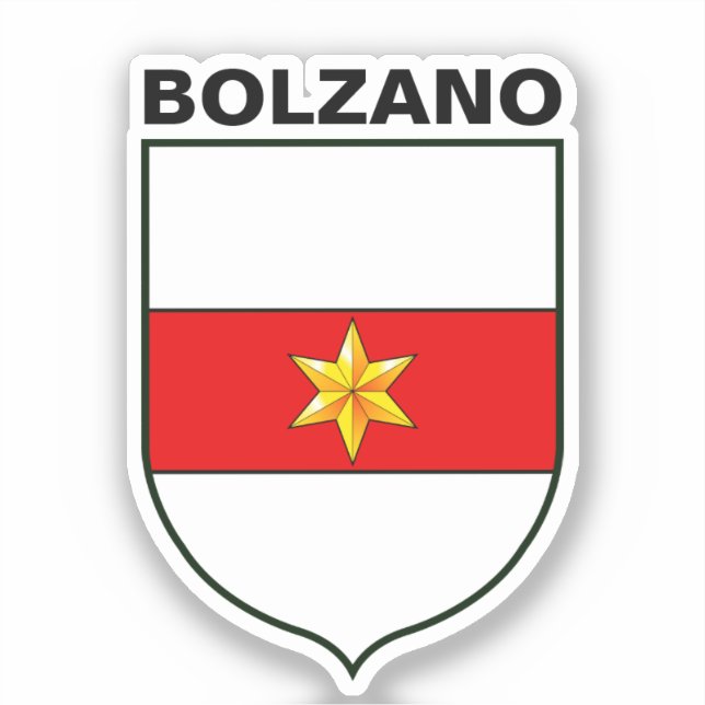 Coat of Arms of Bolzano, Italy Sticker (Front)