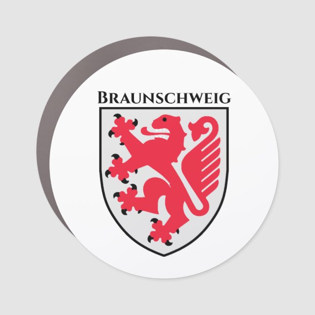Coat of Arms of Braunschweig, Germany Car Magnet (Front)