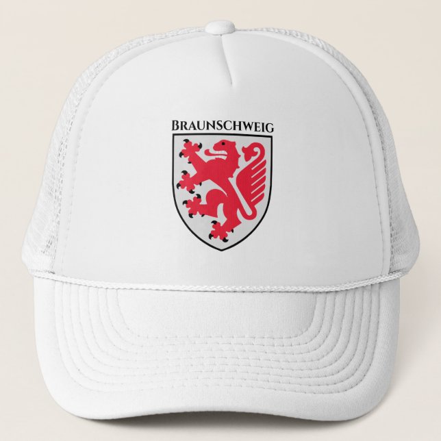 Coat of Arms of Braunschweig, Germany Trucker Hat (Front)