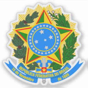 Coat of arms of Brazil (1992–present, variant #1) Sticker