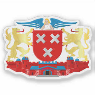 Coat of arms of Breda, the Netherlands Sticker