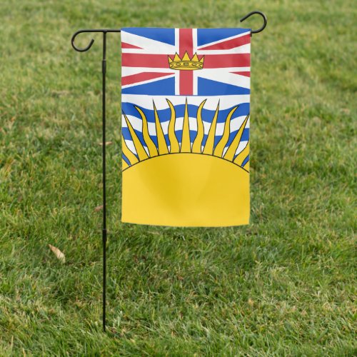 Coat of Arms of British Columbia _ CND Garden Flag