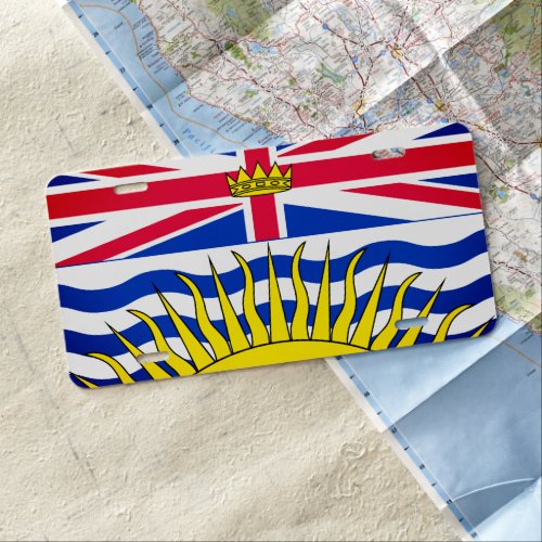 Coat of Arms of British Columbia _ CND License Plate