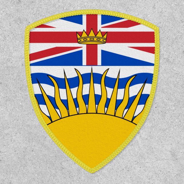 Coat of Arms of British Columbia - CND Patch (Front)