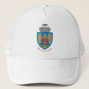 Coat of Arms of Bucharest, Romania Trucker Hat