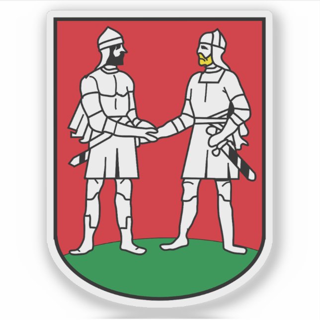 Coat of arms of Bünde, Germany Sticker (Front)