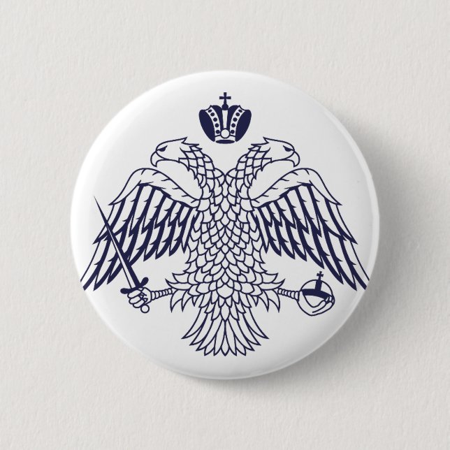 Coat of arms of Byzantine  Button (Front)