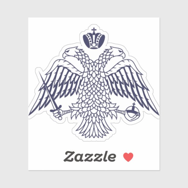 Coat of arms of Byzantine  Sticker (Sheet)