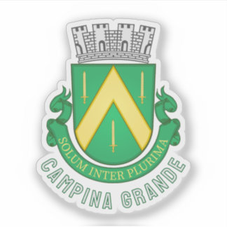 Coat of Arms of Campina Grande,  Paraíba - BR Sticker