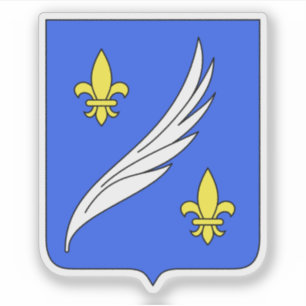 Coat of arms of Cannes, Alpes-Maritimes, France Sticker