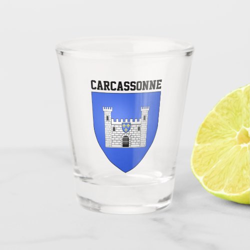 Coat of Arms of Carcassonne _ FRANCE Shot Glass