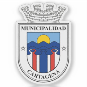 Coat of arms of Cartagena, Chile Sticker