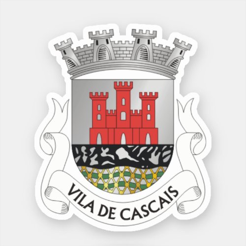 Coat of Arms of Cascais Portugal Sticker