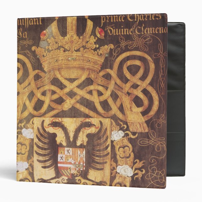 Coat of Arms of Charles V  of the 23rd Chapter Binder (Front/Inside)