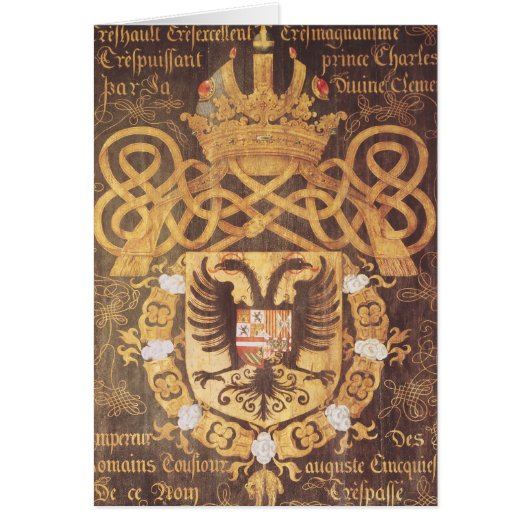 Coat of Arms of Charles V of the 23rd Chapter Cards (Front)