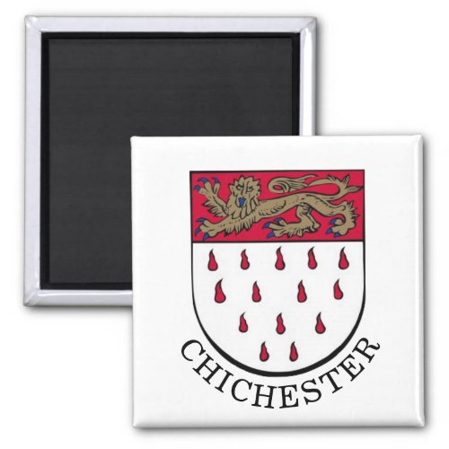 Coat of Arms of Chichester West Sussex England Magnet