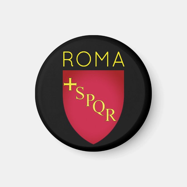 Coat of Arms of city of Rome, Italy Magnet (Front)