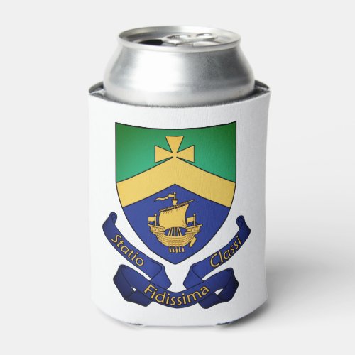 Coat of Arms of Cobh County Cork Ireland Can Cooler