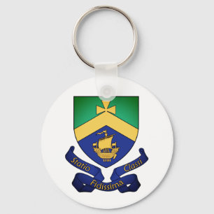Coat of Arms of Cobh (County Cork), Ireland Keycha Keychain