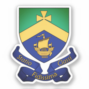 Coat of Arms of Cobh (County Cork), Ireland Sticker