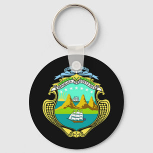 Coat of arms of Costa Rica Keychain