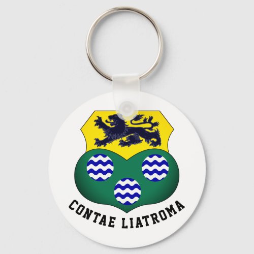 Coat of Arms of County Leitrim Ireland Keychain