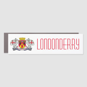 Coat of arms of County Londonderry, N. Ireland Car Magnet