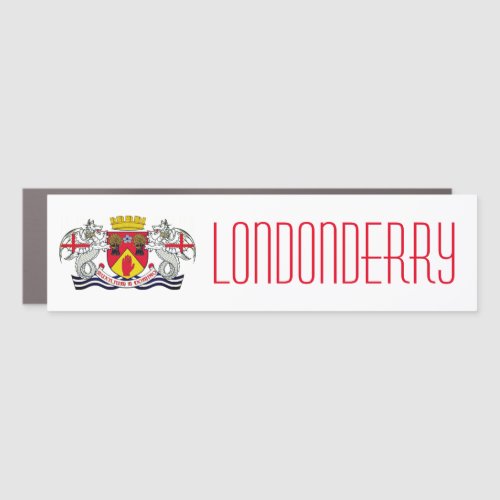 Coat of arms of County Londonderry N Ireland Car Magnet