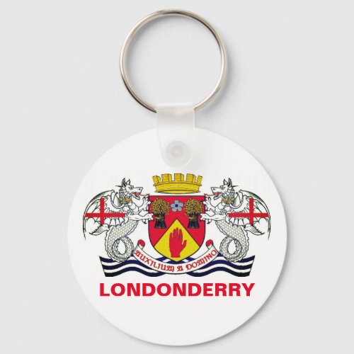 Coat of arms of County Londonderry N Ireland Keychain
