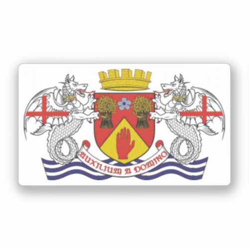 Coat of arms of County Londonderry N Ireland Sticker