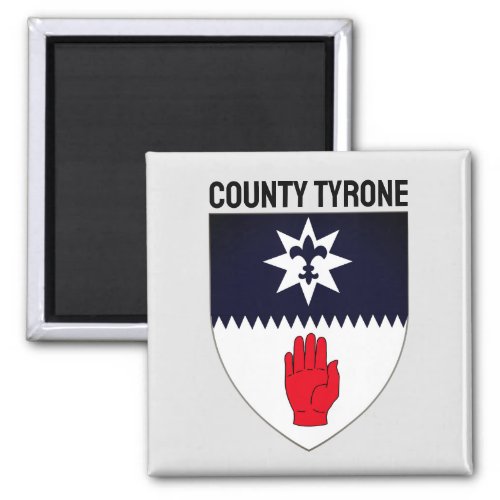 Coat of Arms of County Tyrone Northern Ireland Ma Magnet